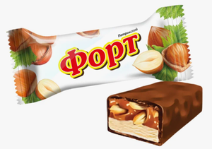 Конфеты Форт нуга карамель орех вес