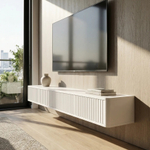 Подвесная тумба под телевизор ROYAL 5036 эко (Белый)