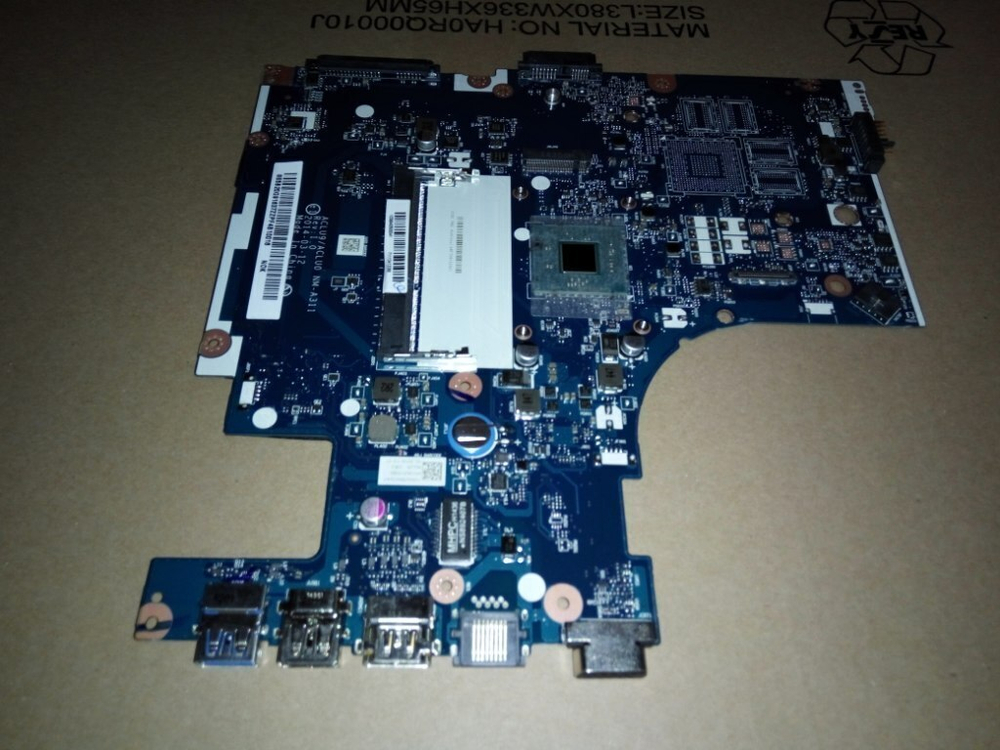 Материнская плата для ноутбука Lenovo G40-30 ACLU9/ACLU0 NM-A311 NOK UMA N3540 1000 (5B20G91637), оригинал