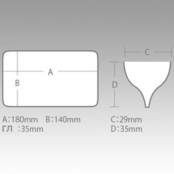 Коробка для рыболовных принадлежностей Meiho REVERSIBLE 140 Clear