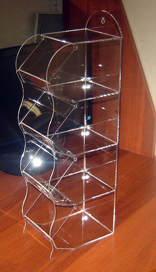 Диспенсер витрина для конфет снеков мармеладов орехов 4-х ярусный