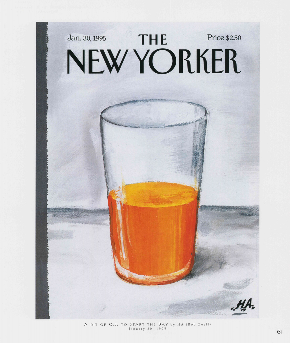 Постер журнала The New Yorker 30-01-1995, двусторонний