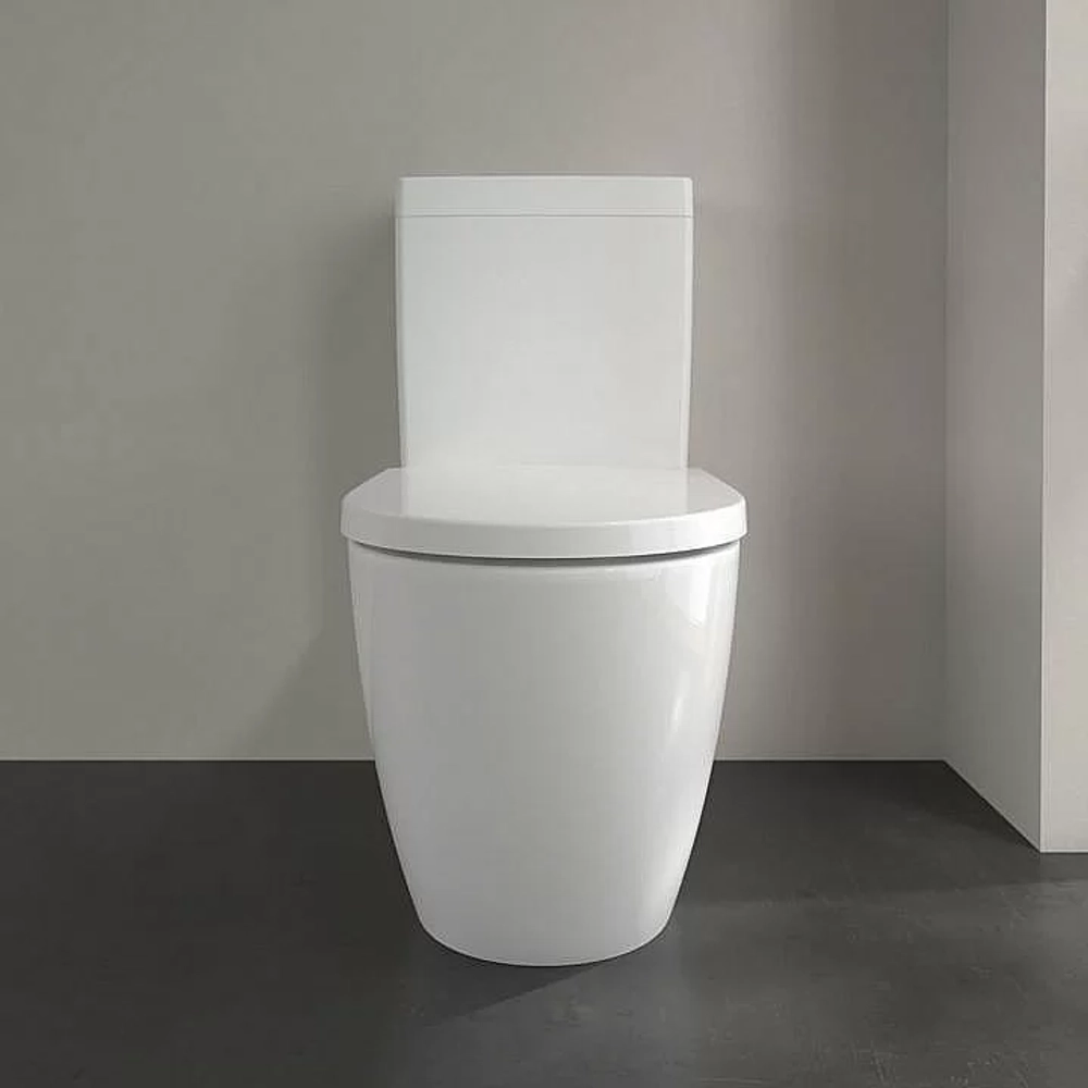 Унитаз-компакт Villeroy & Boch Subway 3.0 4672T001 альпийский белый, с бачком, безободковый, слив-торнадо