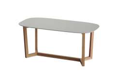 Стол обеденный Cross 2 180*90 см (светло-серый, бук)