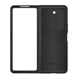 Чехол покрытый мягким жидким силиконом от Nillkin для Samsung Galaxy Z Fold 5, серия CamShield Silky Silicone Case (Stand Version) (версия с подставкой)