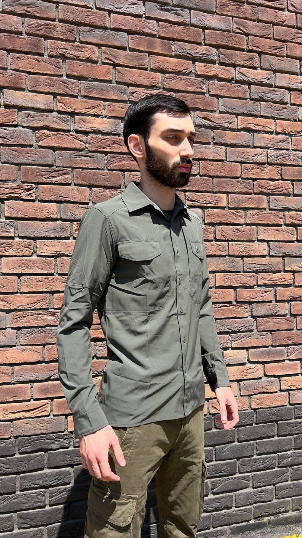 Рубашка олива