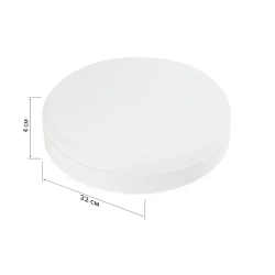 Светильник герметичный настенно-потолочный. Сверхяркий КРУГ 30Вт, со степенью защиты IP65. Размер 220х50. Холодный белый свет 6500К