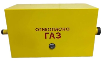 Шкафной газораспределительный пункт ГРПШ ОХТА-РС-50-1-ЛП (желтый)