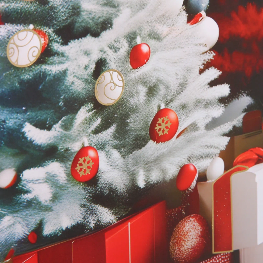 Пакет подарочный «Ёлочные убранства» 31*40*12 см, микс