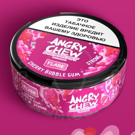 ЖТ Angry Chew X Drymost с ароматом Cherry Bubble Gum