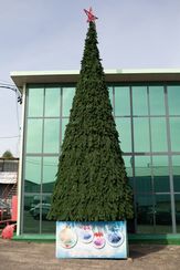 Уличная елка Русская зеленая 23 м., каркасная, ПВХ, Green Trees (GT23RUSPVC)