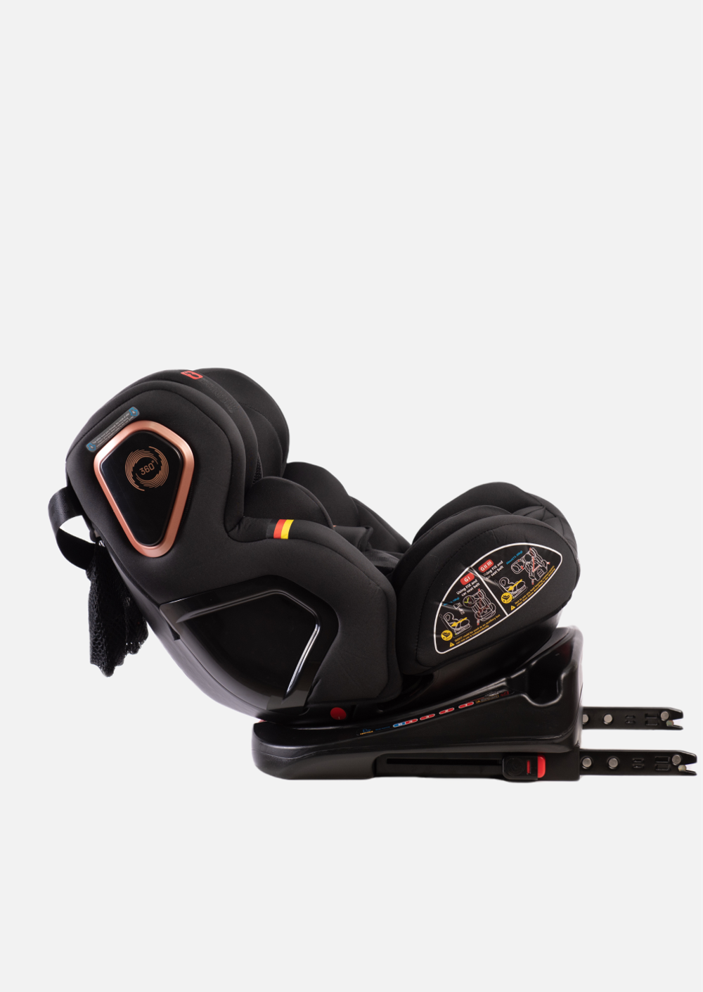 Peppy Автокресло Urban Isofix Gold black черный/золотой 0-36
