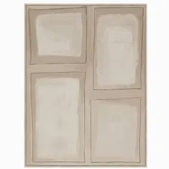 Постер Temper quad 120х90 см, бежевый