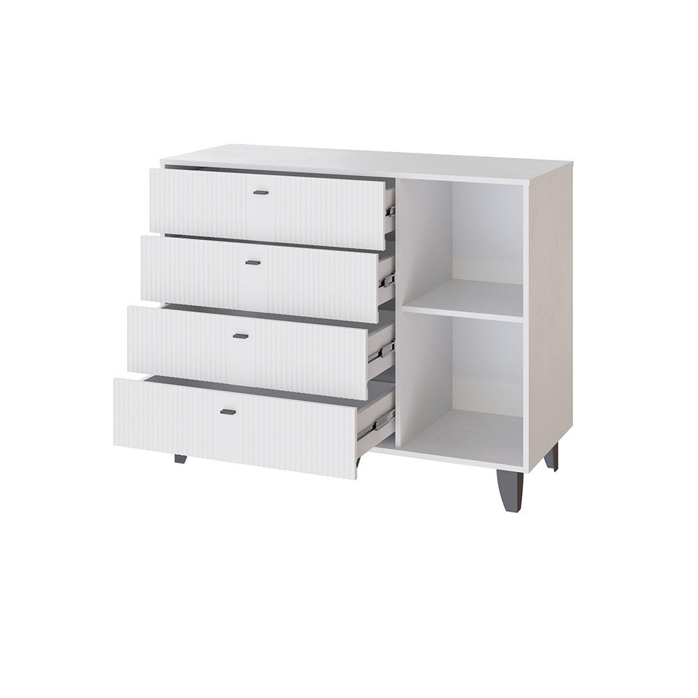 Комод Катрин-13, Белый, Белый снег