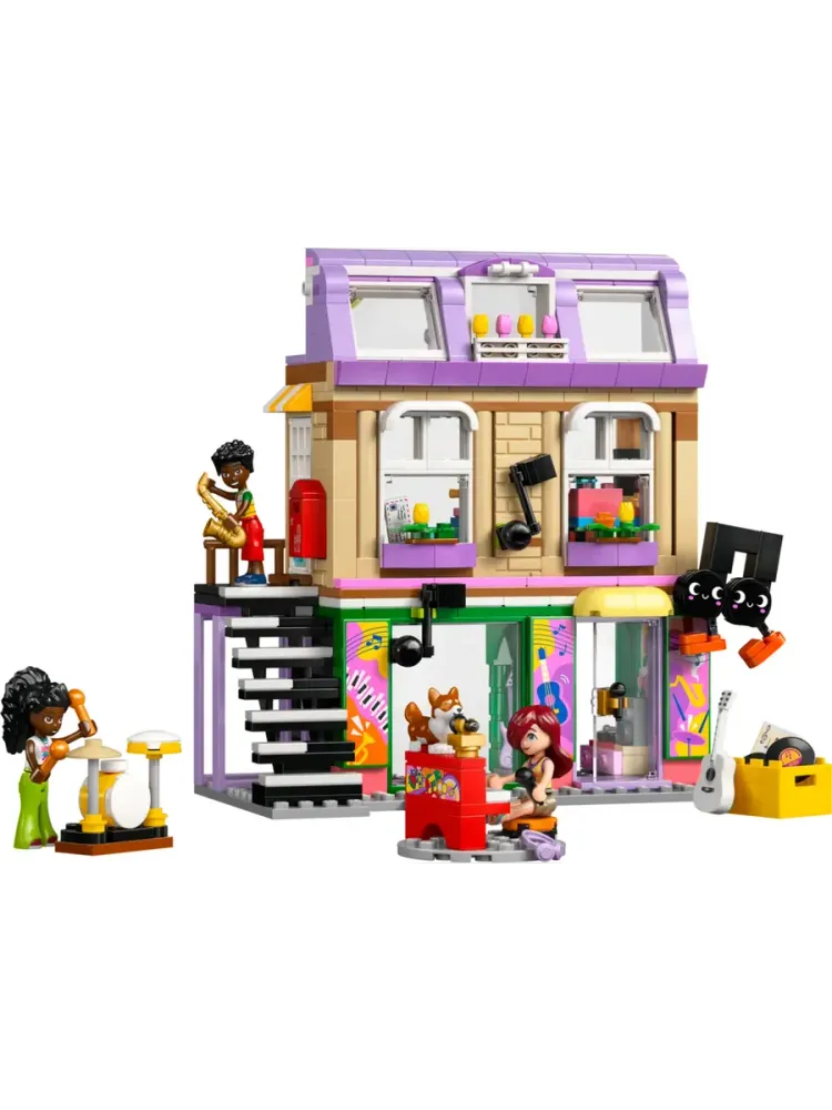 Конструктор Friends 42653 Музыкальный магазин и апартаменты