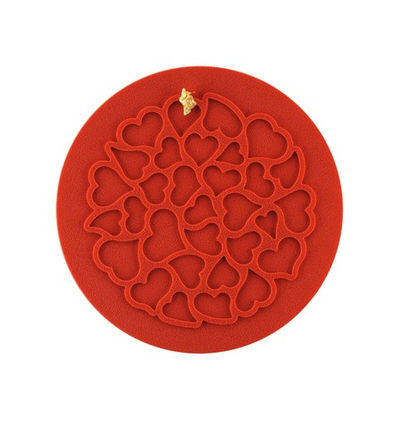 Силиконовый коврик для декора "Сердца" LFM-403