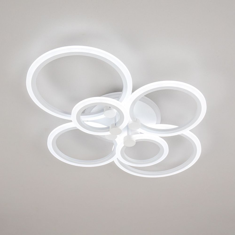 Citilux Сента CL237B160E RGB Люстра с пультом Белая