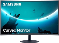 Монитор Samsung 27" C27T550FDI 1920x1080 VA WLED 75Гц 4ms Curved FreeSync VGA HDMI DisplayPort