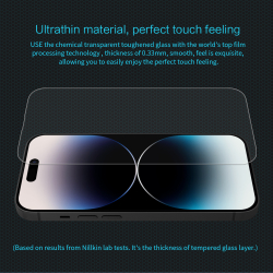 Защитное стекло с прозрачными рамками от Nillkin для iPhone 14 Pro Max, серия H Anti-Explosion Glass Screen Protector
