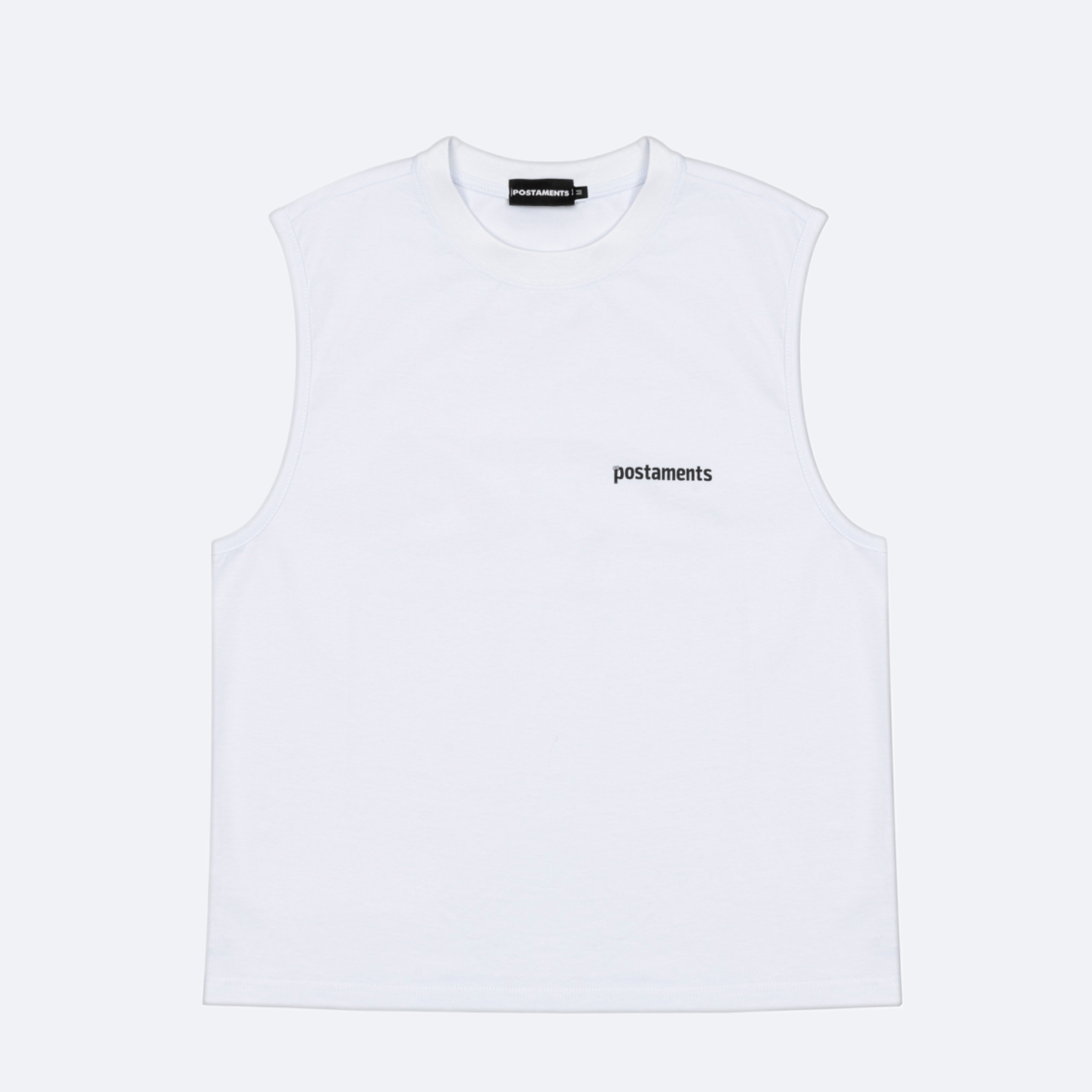 Футболка без рукавов Postaments Basic Small (white) артикул: - купить в магазине Дайс