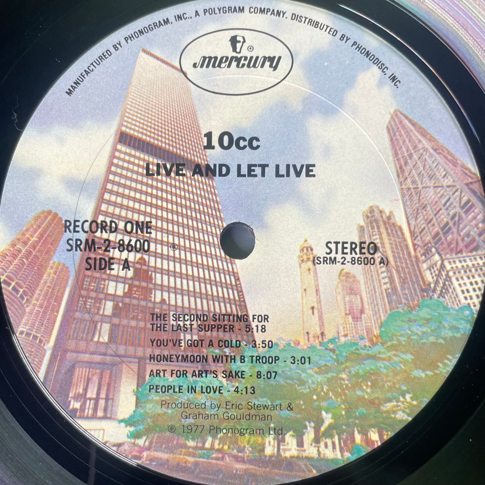 10cc - Live And Let Live 2LP (США 1977г.)