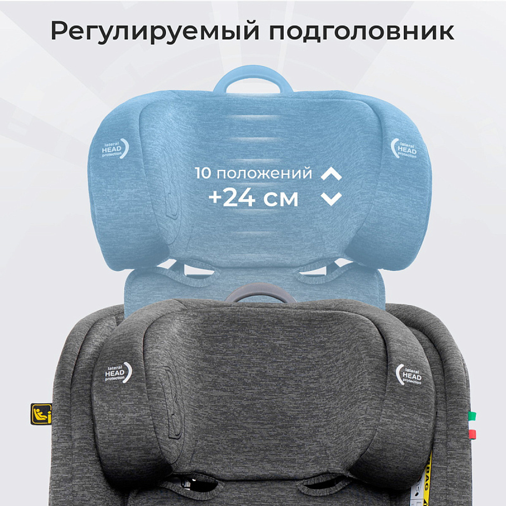 Автокресло Sweet Baby Voyager P12 Pro Grey