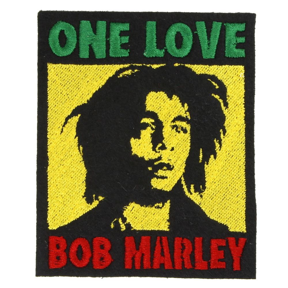 Нашивка с вышивкой группы Bob Marley