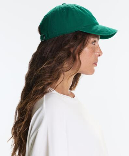 OYSHO Кепка из 100%-го хлопка с эффектом выгорания, зеленый