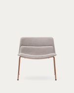 Zahara Стул со стальными ножками полиэстер бежевый