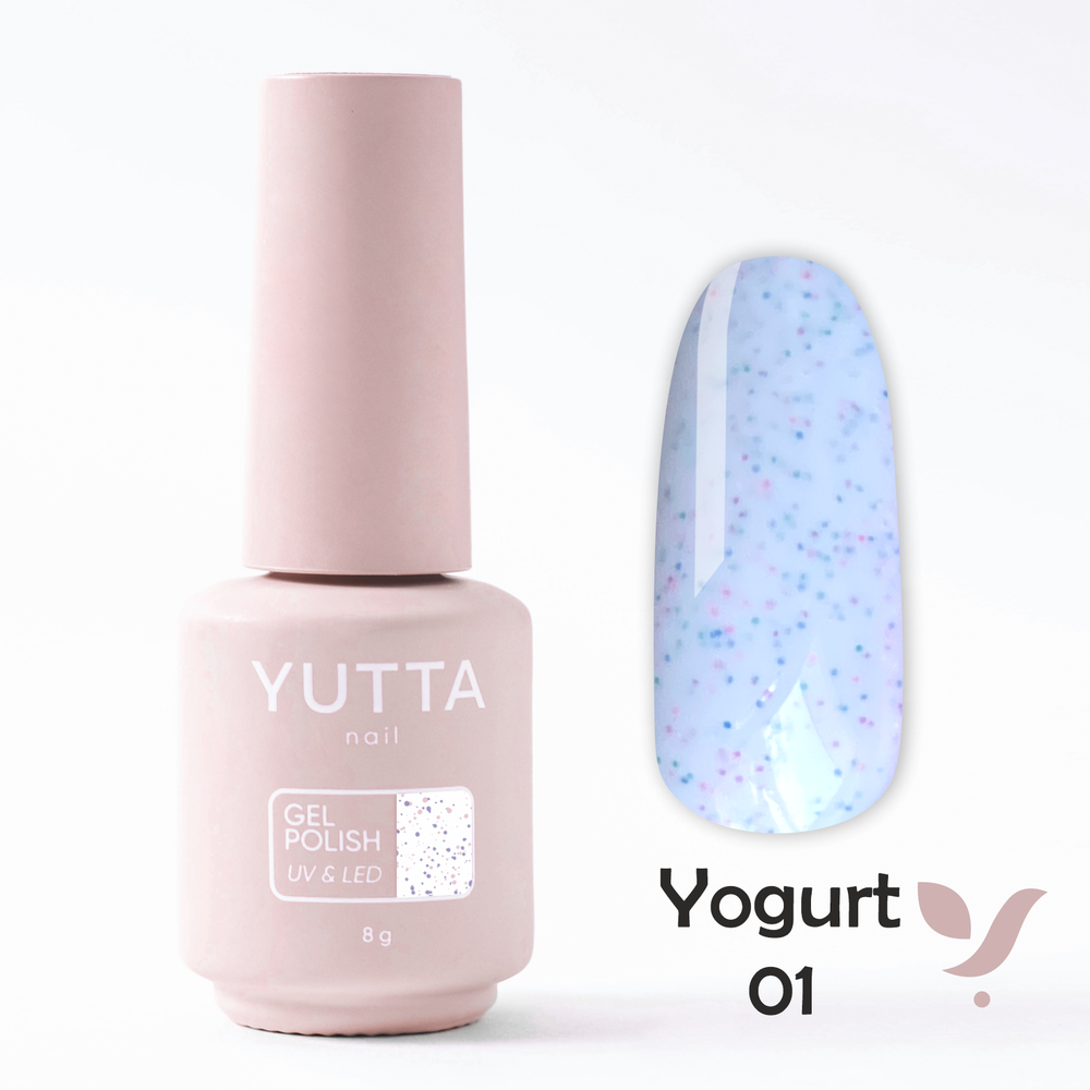 Yutta, гель-лак, Yogurt 01, 8g