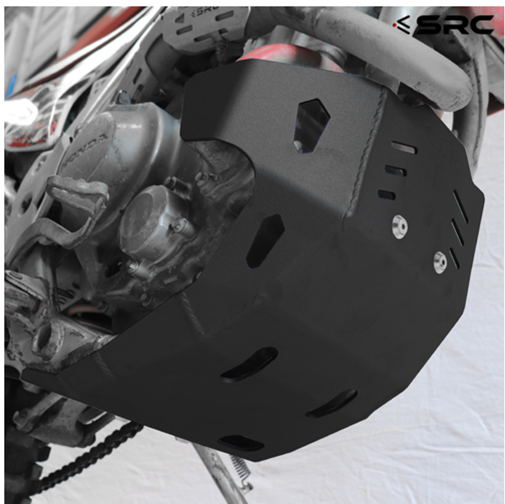 Skid Plate for Honda CRF250L-M (2012-2020). Aluminium, SRC Black