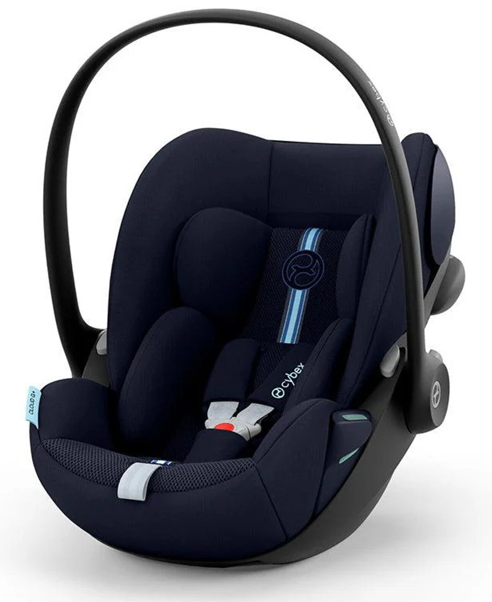 Коляска Cybex Priam IV Rosegold complete Cloud G Ocean Blue Plus Base G 3 в 1 Sepia Black