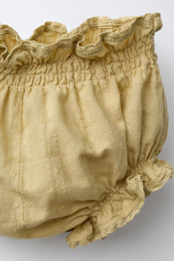 ZARA ТРУСЫ С ВЫШИВКОЙ И КРУЖЕВОМ, ОЛИВКОВЫЙ