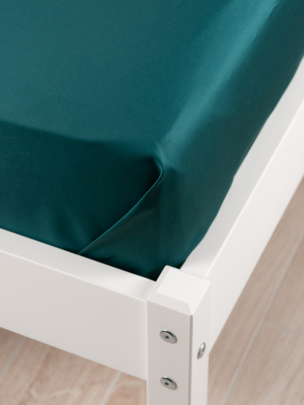 UTOPIA Простыня стандартная, сатин изумрудный