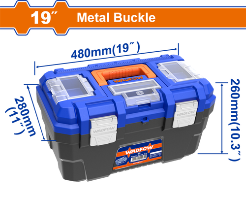 Ящик для инструмента 480х280х260 мм, 18 кг (8) WADFOW WTB3319
