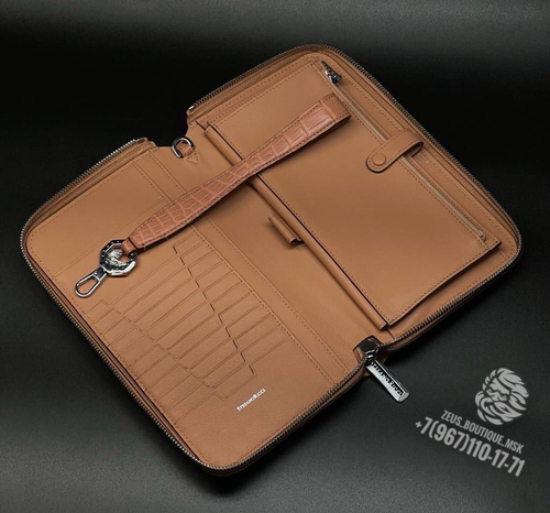 Портмоне Stefano Ricci из кожи крокодила