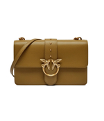 Кожаная сумка-мессенджер love one classic Pinko - оливковый(100053 A0F1)