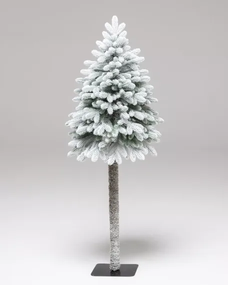 Искусственная елка Валдайская заснеженная 150 см., 100% литая хвоя, ЕлкиТорг (272150)