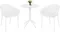 Комплект пластиковой мебели Sky, белый