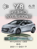 Щетки стеклоочистителя HUOYE Y8 650/350 мм на Hyundai GrandSantaFe | Hook/J-Hook