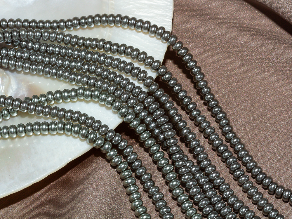 Жемчуг 4,4мм, "Майорка. Имитация", рондель