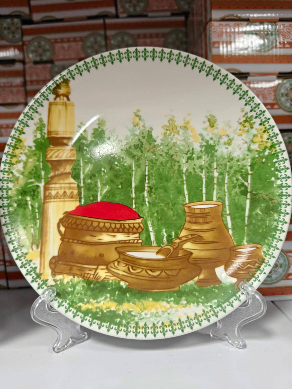 Керамическая тарелка «Якутия»