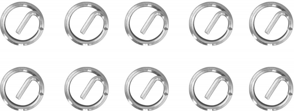 WTRI10125 Набор вставок резьбовых M10x1.25, 10 предметов