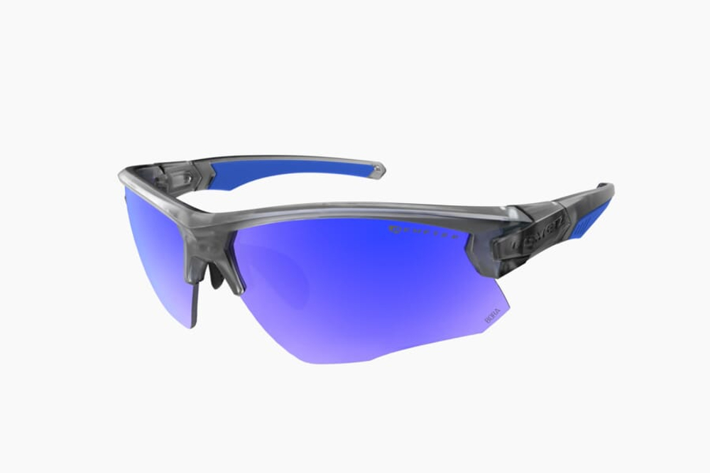 Спортивные очки Demetz Pulsa 2 / Mat Crystal Grey / Blue Mat Grey Screen Polarized Blue  Cat.3