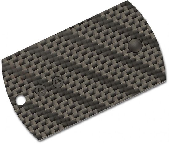 Складной нож Spyderco Dog Tag 188CFBBKP c клинком из стали CPM-S30V, рукоять карбон