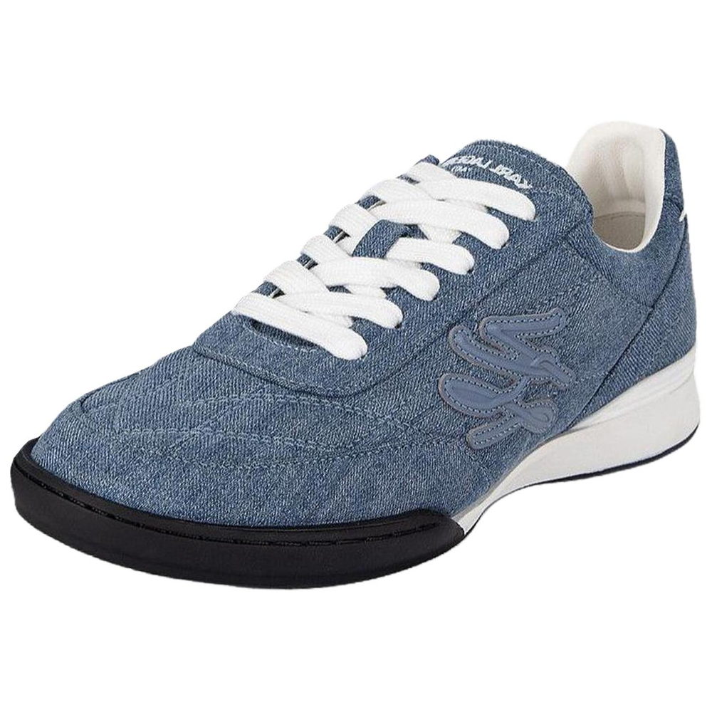 KARL LAGERFELD Low top Canvas Shoes 1.8cm Women"s Blue