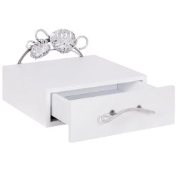 Тумба прикроватная Monstera Deliciosa (Монстера) подвесная Айс