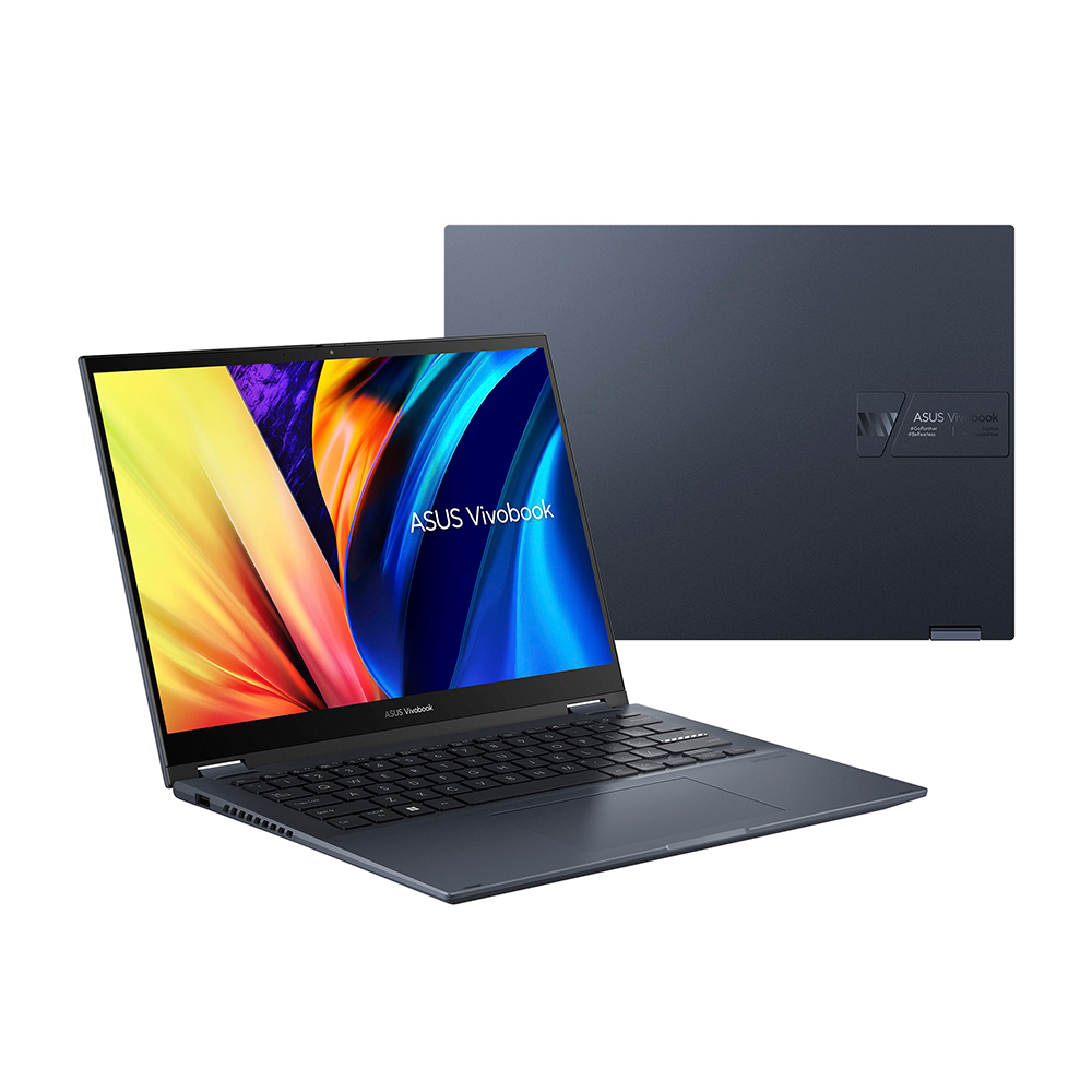 Ноутбук ASUS VivoBook 14 Flip TP3402ZA-LZ259W, 14&quot; (1920x1200) IPS сенсорный/Intel Core i3-1220P/8ГБ DDR4/512ГБ SSD/UHD Graphics/Windows 11 Home, синий [90NB0WR1-M00AW0]