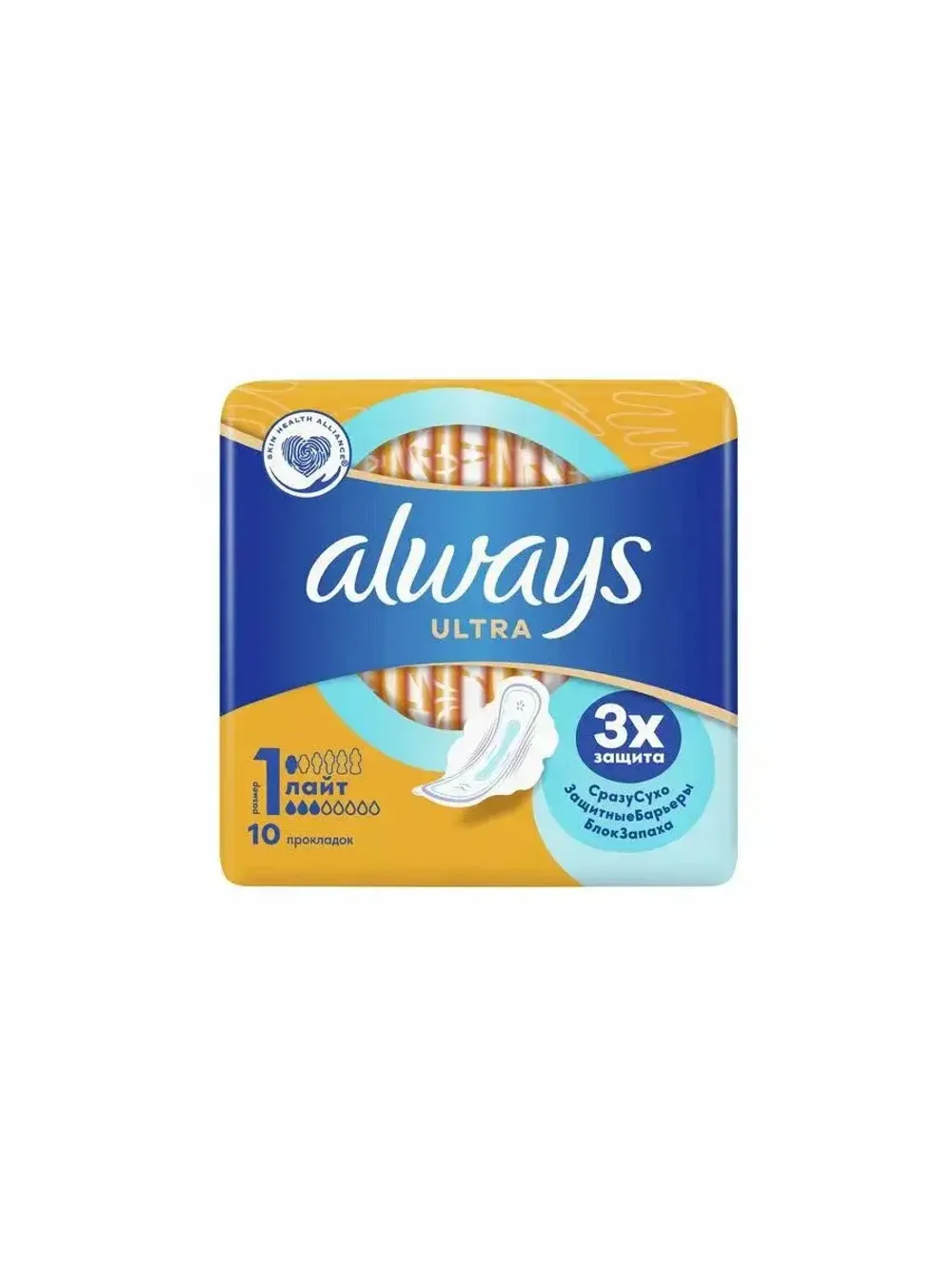 Прокладки гигиенические Always Ultra Light с крылышками размер 1, 10шт