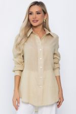 Рубашка Воздушное настроение (бежевая) Б15400-7М LT Collection